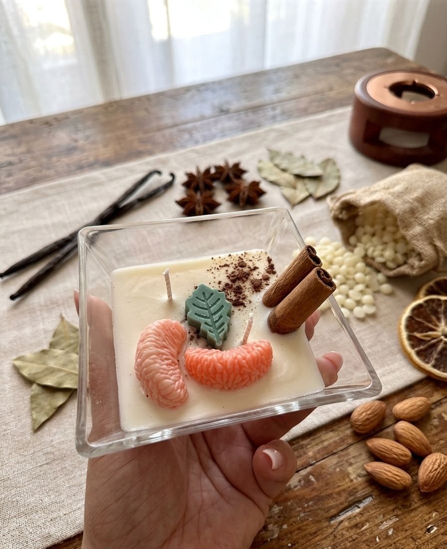 Vela Canela + Naranja Dulce + Menta - Imagen 2
